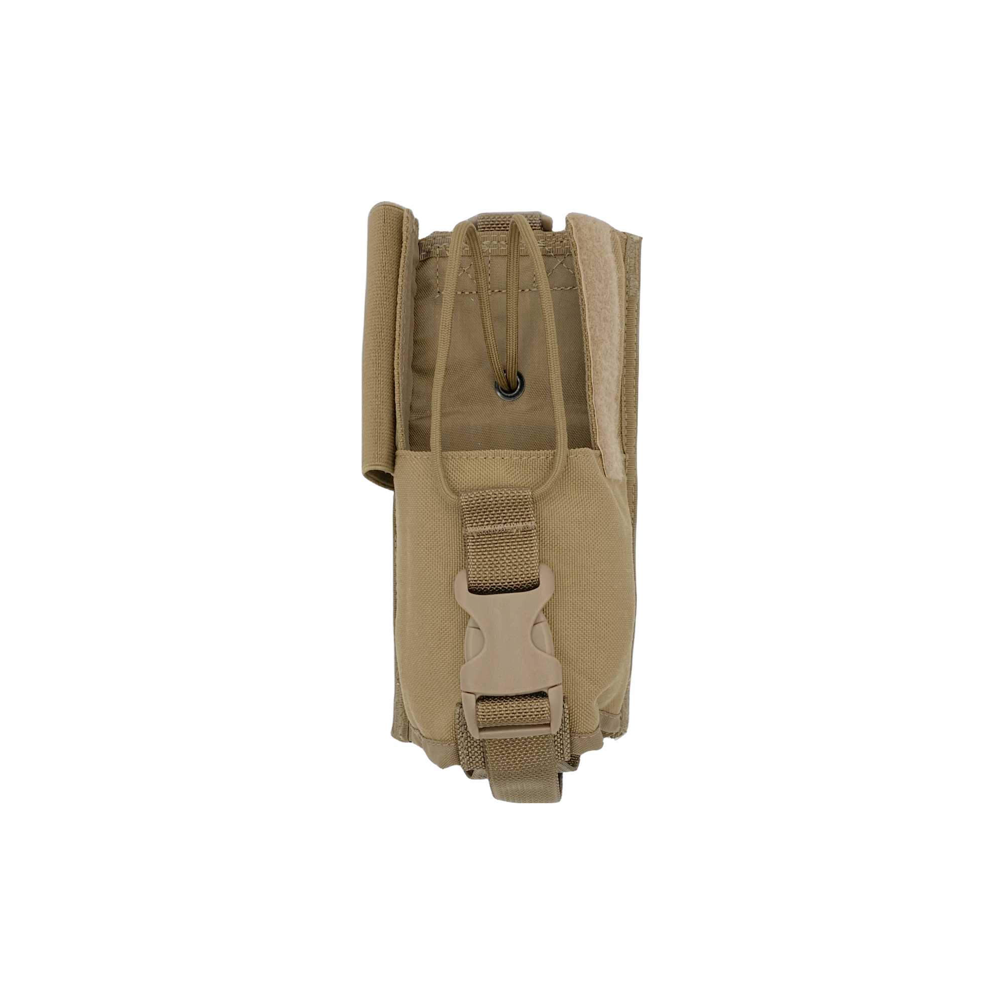 SORD PRC-152 Light Assault Radio Pouch SAAC069060010 in Coyote, empty pouch